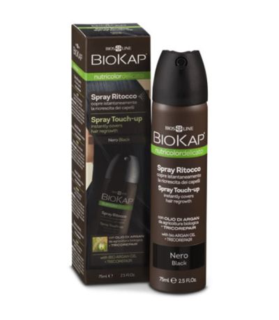 Spray Retoque Negro 75ml Biokap