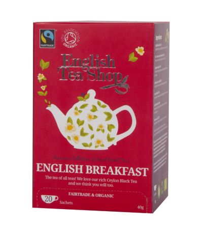Breakfast English Tea Bio 40g Te English Tea Shop