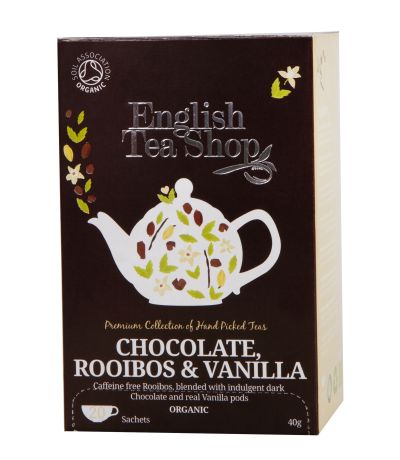 Te Chocolate Rooibos y Vainilla Bio 40g Te English Tea Shop