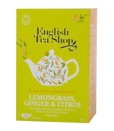 Te Lemongrass Jengibre y Citricos Bio 20inf Te English Tea Shop