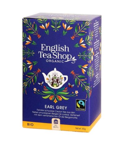 Te Earl Grey Bio Vegan 40g Te English Tea Shop
