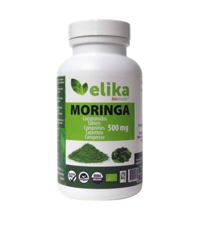 Moringa 500Mg SinGluten Vegan 120comp Elika Foods