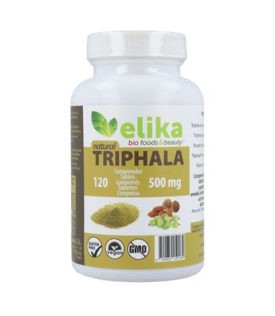 Triphala SinGluten Vegan 120comp Elika Foods
