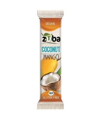 Barrita de Coco y Mango SinGluten Bio Vegan 12uds Zuba
