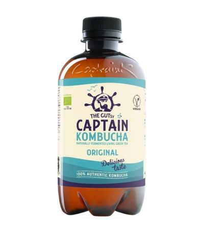 Bebida Kombucha Original SinGluten Bio Vegan 400ml Captain Kombucha