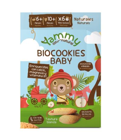 Biocookies Baby Bio SinAzucar 120g Yammy