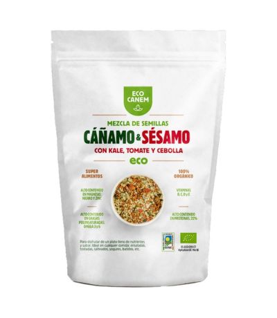 Semillas de Cañamo y Sesamo con Kale Cebolla y Tomate Eco Vegan 200g Ecocanem