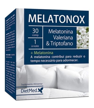 Melatonox Melatonina, Valeriana y Triptofano 30comp Dietmed