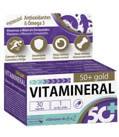 Vitamineral 50 Gold 30caps Dietmed