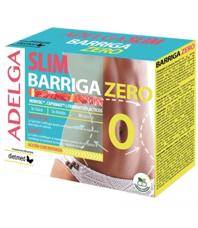 Slim Adelga Barriga Zero 30caps Dietmed