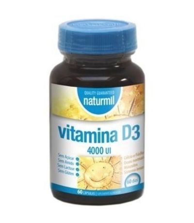 Vitamina D3 4000 Ui SinGluten 60caps Naturmil