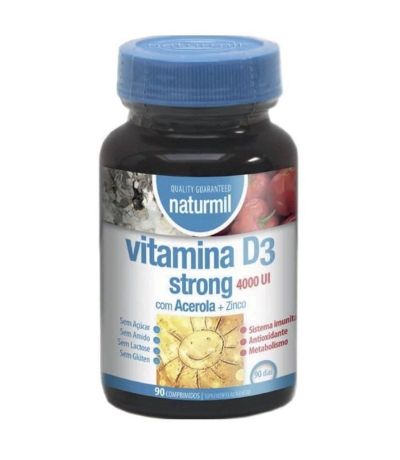 Vitamina D3 Strong 400 Ui 90comp Naturmil