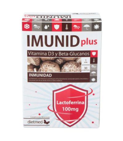 Imunid Plus Lactoferrina 30comp Dietmed
