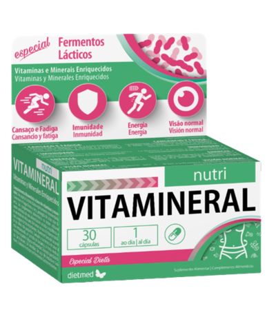Vitamineral Nutri 30caps Dietemed