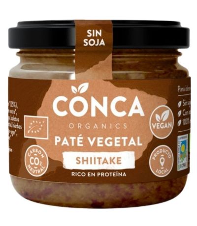 Pate Vegetal de Shitake con Agar Agar SinGluten Eco Vegan 110g Herbes De La Conca