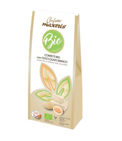 Confetti Almendra con Chocolate Blanco SinGluten Bio 150g Maxtris