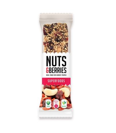 Barrita Superfoods Bio 15uds Nuts  Berries