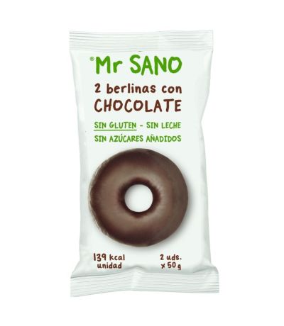 Berlina de Chocolate SinGluten 2uds Mr Sano