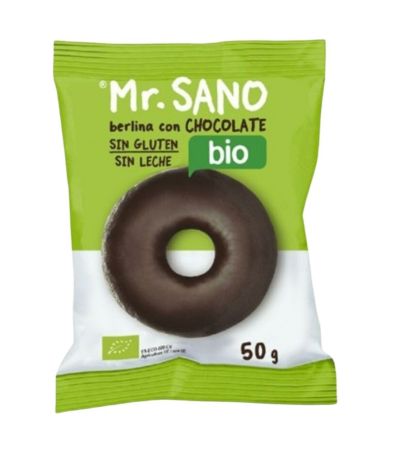 Berlina Chocolate SinGluten Eco 50g Mr.Sano