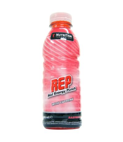 Red Energy Punch Bebida Energizante Sabor Frambuesa 500ml Nutri Tech