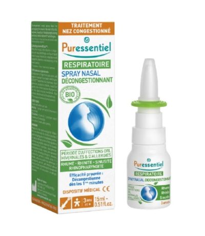 Spray Nasal Descongestivo Bio 15ml Puressentiel