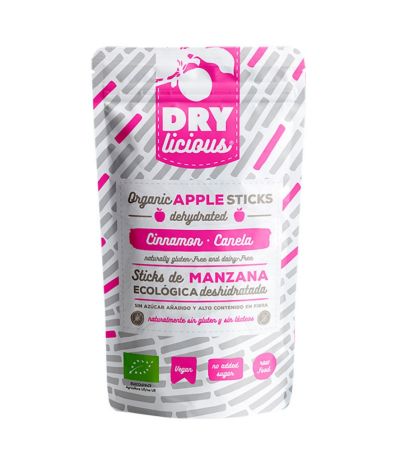 Sticks de Manzana Deshidratada Canela Eco Vegan 25g Drylicious
