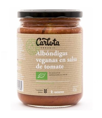 Albondigas en Salsa de Tomate Bio Vegan 425g Carlota Organic