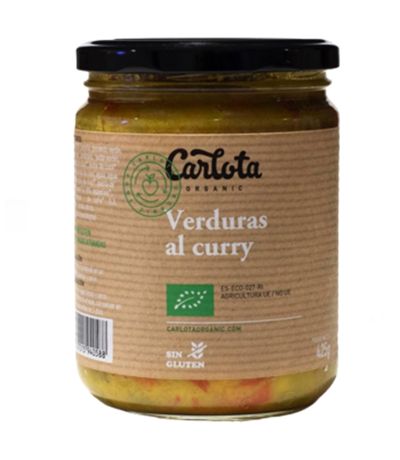 Verduras Al Curry SinGluten Bio 425g Carlota Organic