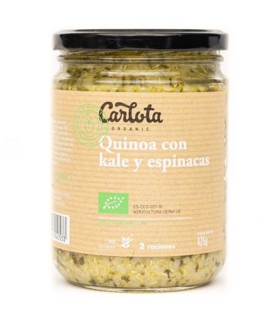 Quinoa con Kale y Espinacas Eco 425g Carlota Organic