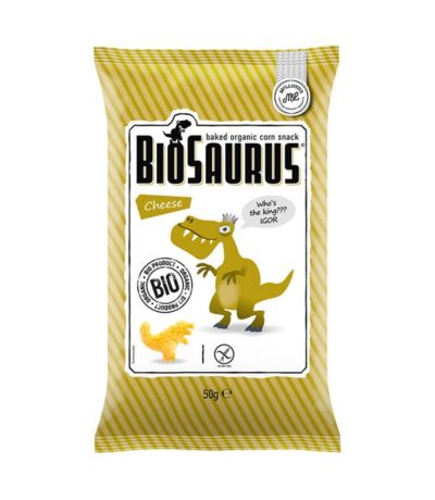 Snacks Queso SinGluten Bio 50g Biosaurus