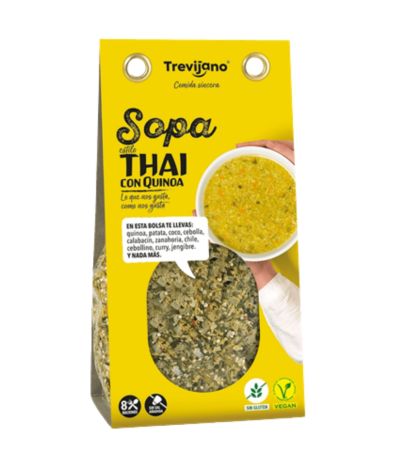Sopa Thai con Quinoa Vegan SinGluten 200g Trevijano