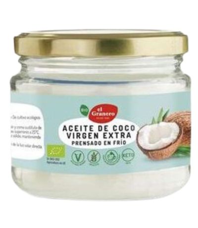 Aceite de Coco Virgen Extra Bio 200ml El Granero Integral