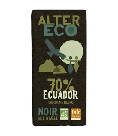 Chocolate Negro Ecuador 70 Bio 100g Altereco