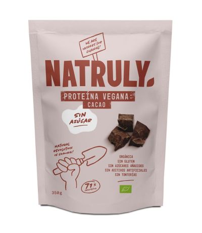 Proteina de Cacao SinGluten Bio Vegan 350g Natruly