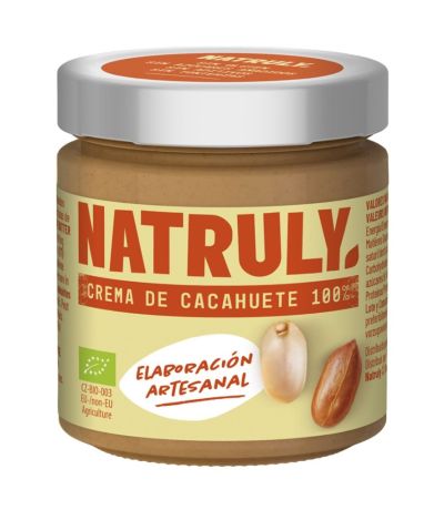 Crema Cacahuete Eco SinGluten 200g Natruly