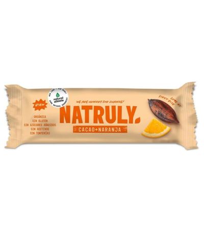 Barrita Raw Cacao Naranja Bio 24barritas x 40g Natruly