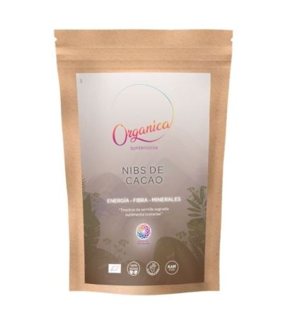 Nibs Cacao Raw SinGluten Bio Vegan 200g Organica Superfoods