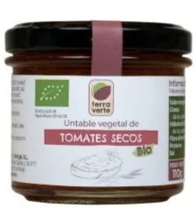 Crema Tomate Seco Bio 110g Terra Verte