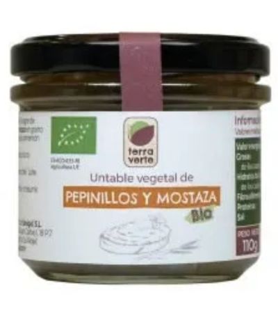 Crema Pepinillo con Mostaza y Eneldo Bio 110g Terra Verte