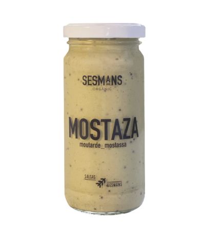Salsa Mostaza Eco 240g Sesmans Organic