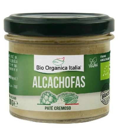 Pate Cremoso de Alcachofas Vegan Bio 100g Bio Organica Italia