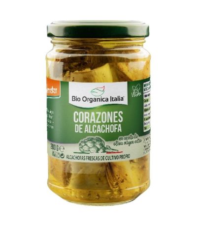 Corazones de Alcachofas en Aceite Vegan Bio 280g Bio Organica Italia