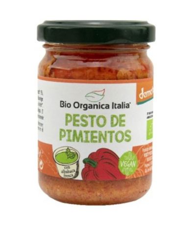Salsa Pesto Pimientos Eco 140g Bio Organica Italia