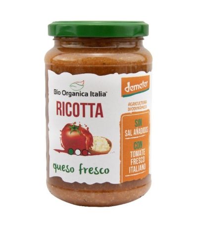 Salsa Tomate Ricotta Bio 350g Bio Organica Italia