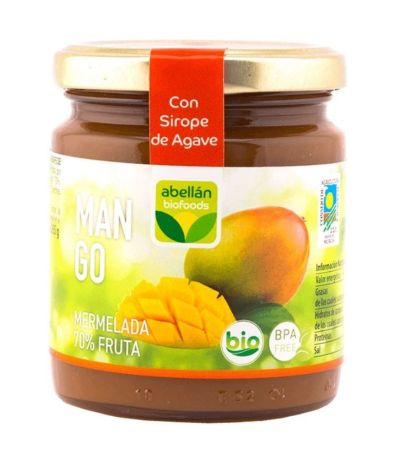 Mermelada Mango Agave Bio 265g Abellan Biofoods