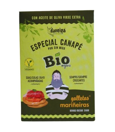 Galletas Marineras Especial Canape Eco Vegan 100g Daveiga