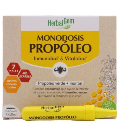 Propoleo Monodosis Bio 7x10ml Herbalgem