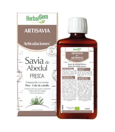 Savia Abedul Artisavia Bio 250ml Herbalgem