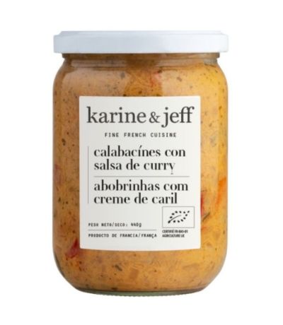 Calabacines con salsa Curry Eco 440g Karine  Jeff