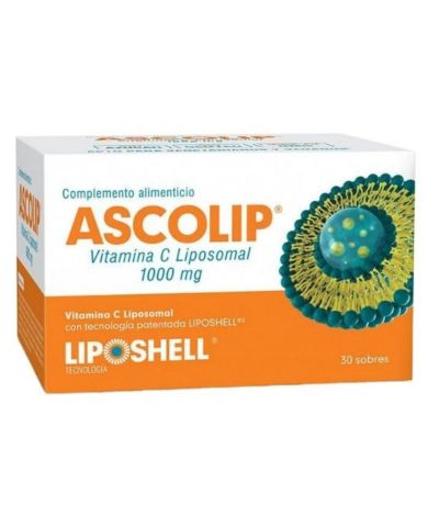 Ascolip Vitamina-C Liposomal 30 Sobres Liposhell